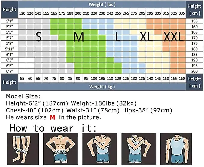 Men Body Shaper Slimming Shirt Compression Vest Elastic Slim Shapewear