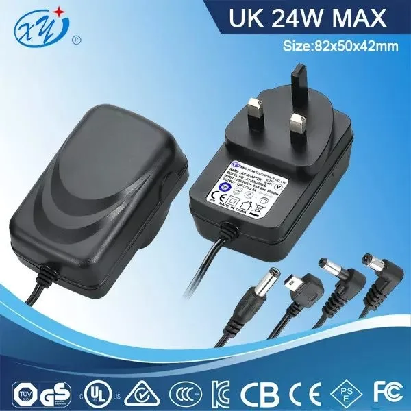 Розетка UL CUL FCC SAA гэс CE BS 24 В питания постоянного тока для из светодиодов свет