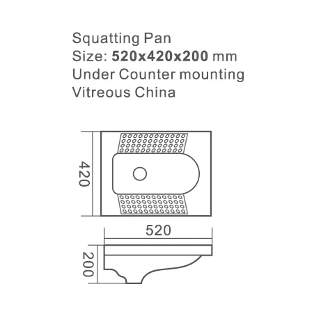 Chinese Squat Pan Toilet