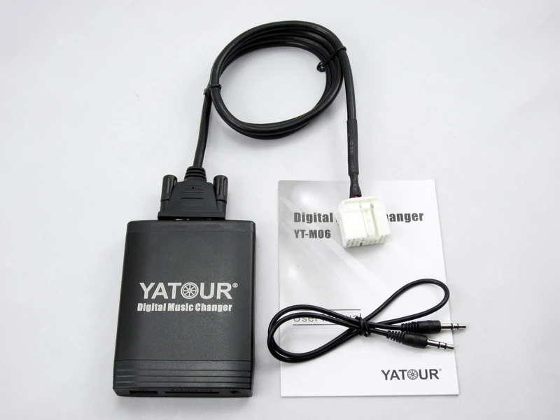 
Yatour Car Digital CD changer MP3 WMA player USB SD AUX auto adapter interface music integration kit box 