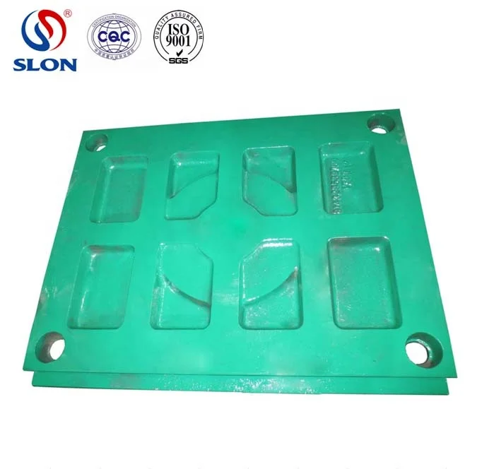 High Manganese Mn18Cr2 Extec C10 Jaw Crusher Spare Parts J6930000 J8810000 Fixed and Swing liner Jaw Plate