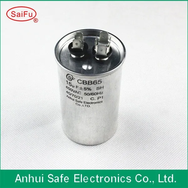 15uf 450 в переменного тока cbb65 обшивка полипропиленовой пленки переменного конденсатора