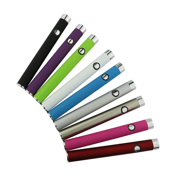 
Electronic cigarette wholesale 510 vape pen custom batteries 350mah cbd battery with button slim o pen style e cig battery 