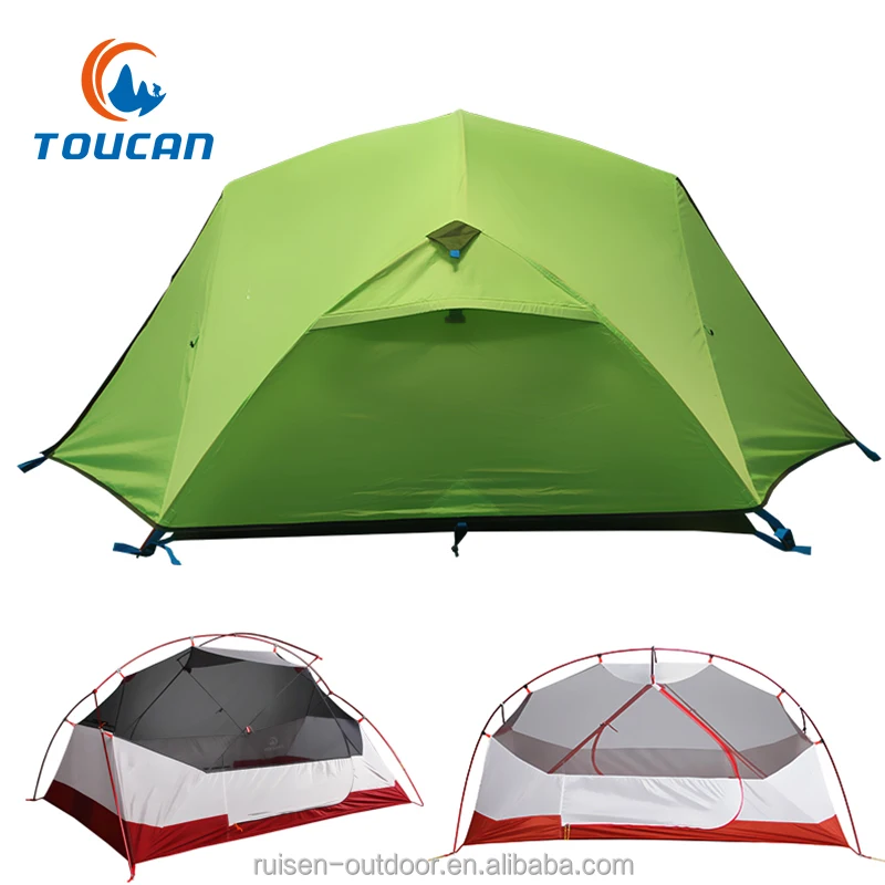 20D нейлон Сверхлегкий 2 человек туристические палатки