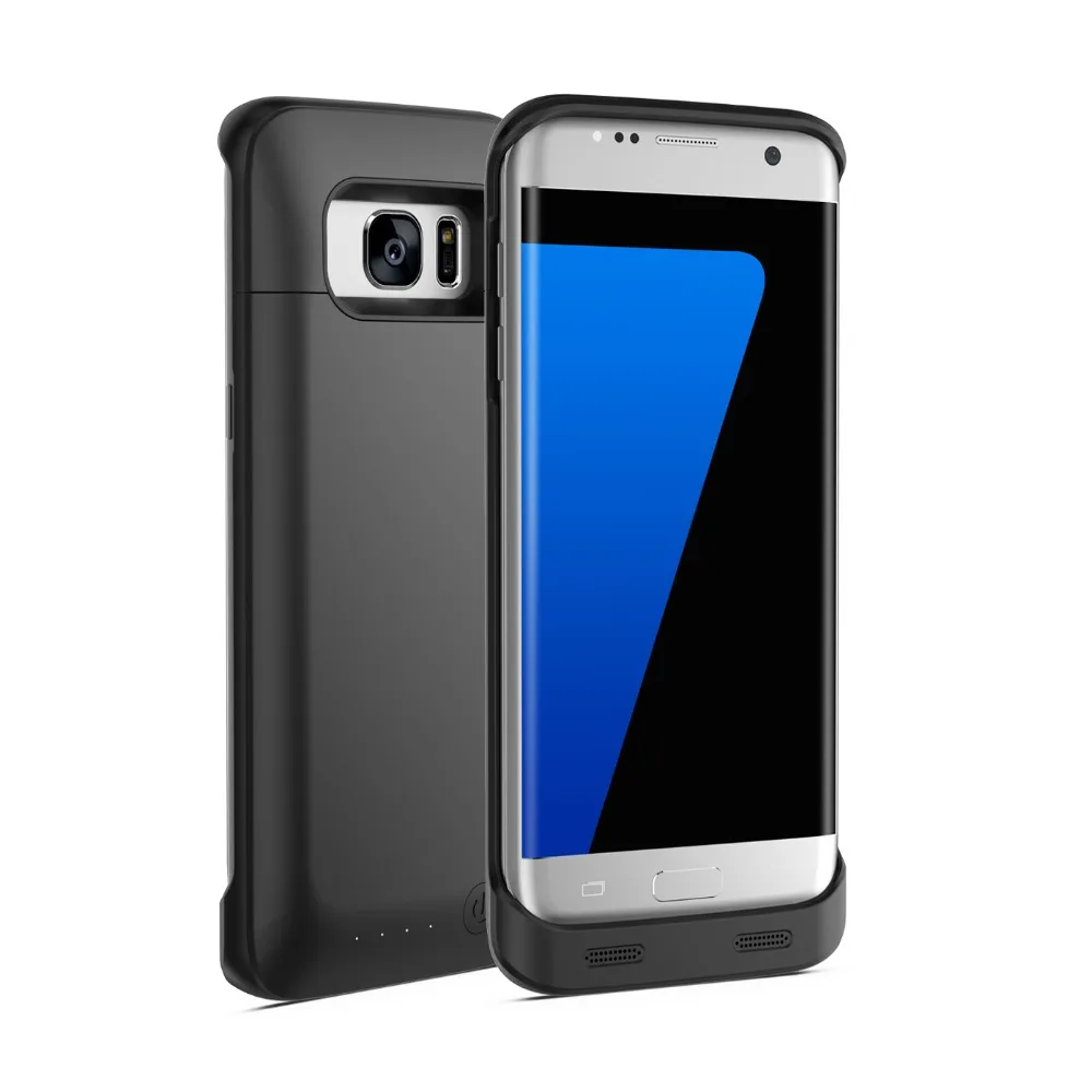 
iFans ultra slim 5000mAh backup power case for Samsung Galaxy S7 Edge with flexible buckle OEM provided 