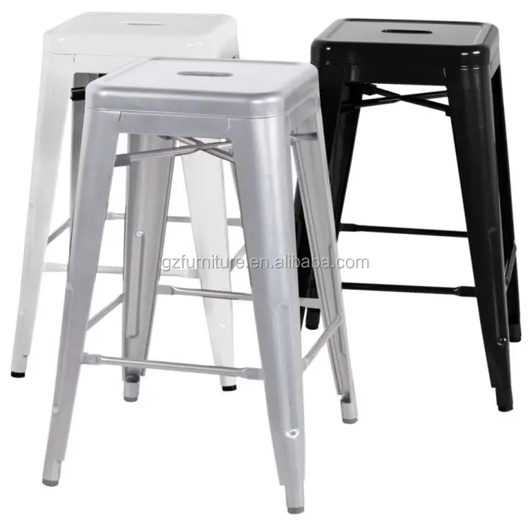 
Metal Frame Commercial Furniture bar stool vintage industrial furniture stackable 