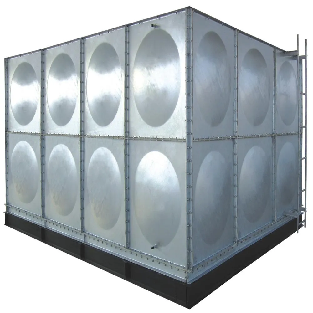 Insulated Galvanized steel sectional hot water tanks with best quality