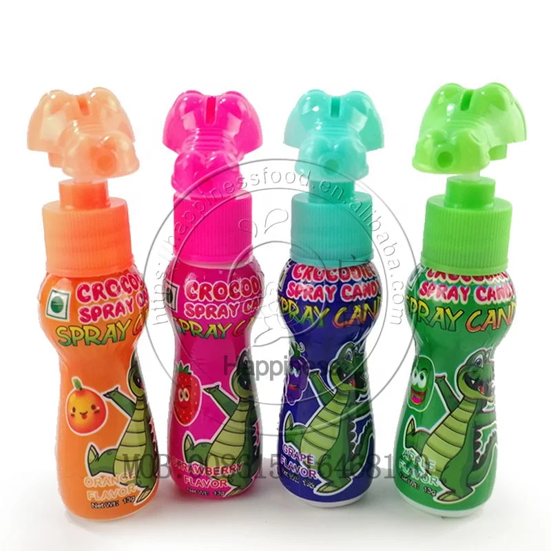 Crocodile head sour spray liquid candy sweets