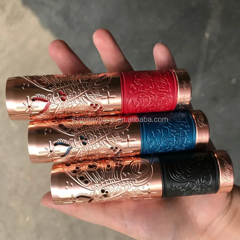 
Cool design 2018 e cigarette 18650/20700 Mechanical blue vape mods clone purge pandora mod 