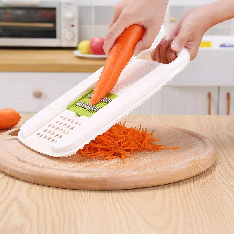 Best Selling plastic   5 in 1 kitchen  vegetable  grater with  fruit peeler