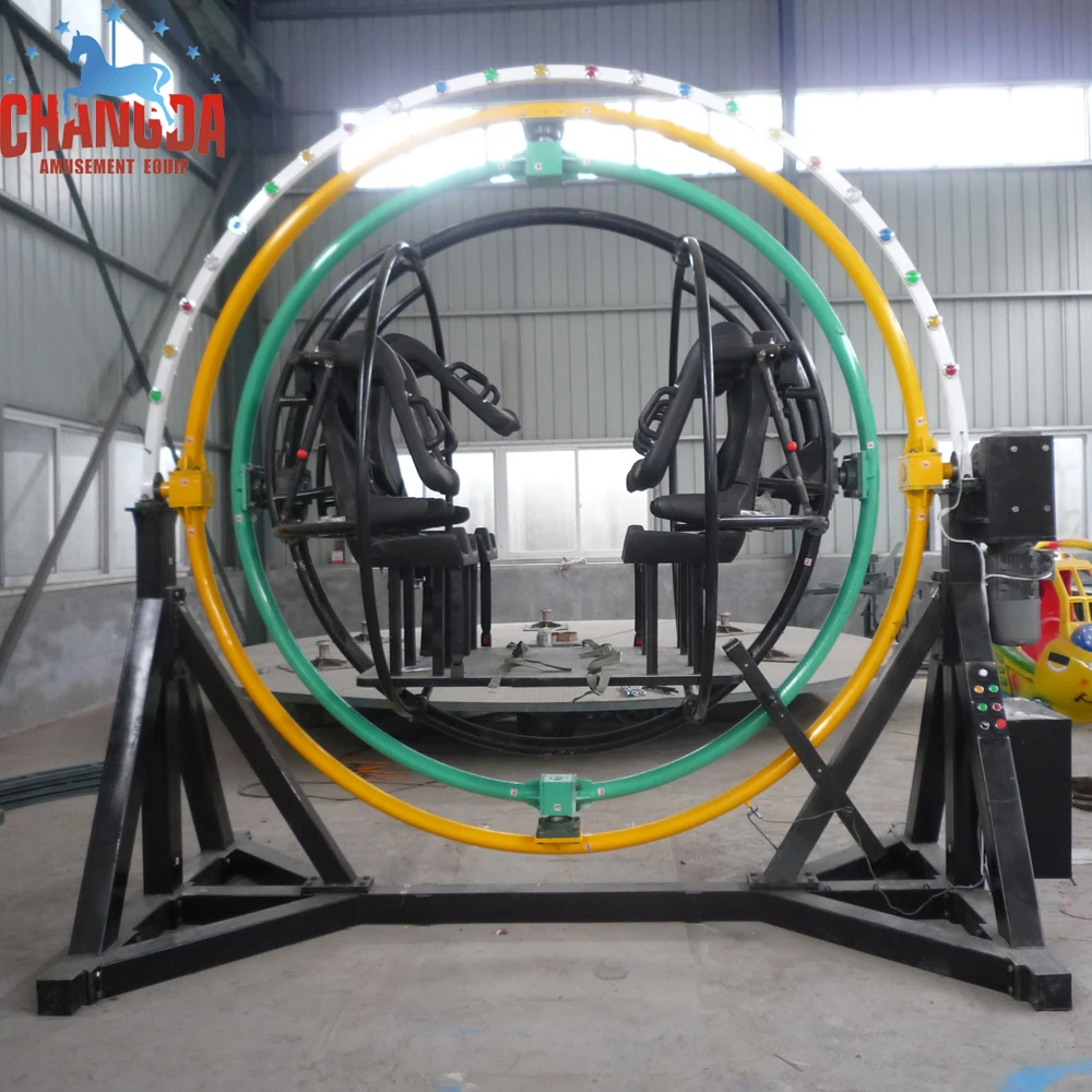 3D Space Led Lighting Flight Simulator Amusement Rides