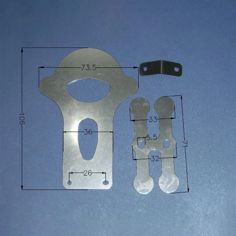 Oil and gas pump oil-free air compressor head inlet and outlet valve piece piston belt air compressor valve plate iron plate