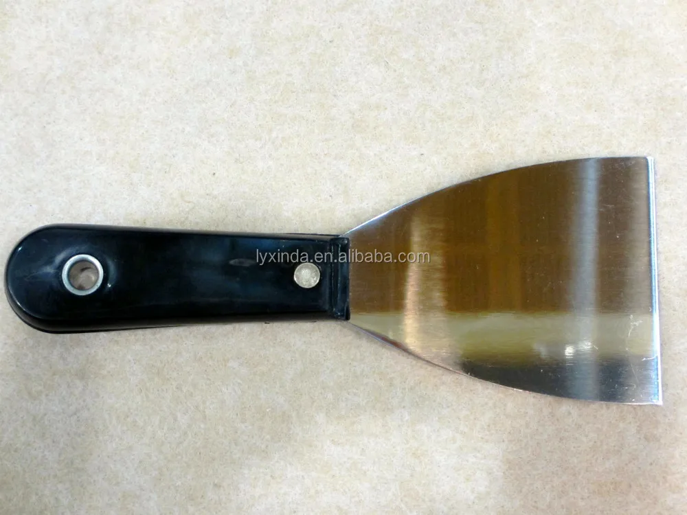 ice/coconut scraper with fiber/rubber handle/putty knife