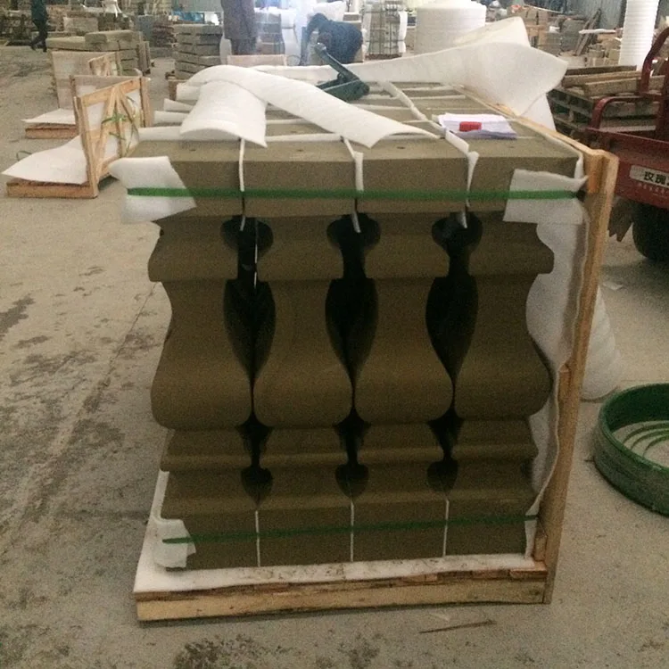 Factory Natural Roman SandStone Pillars Columns For Customized Design Sale