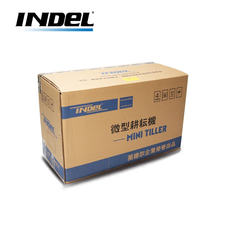 INDEL mini power tiller deep tillage gasoline small cultivator Weeding machine 30kg folding Orchard trencher