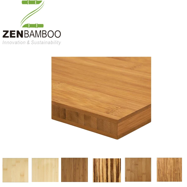 12mm Thick Vertical Ceramel Bamboo Plywood For Kitchen Counter