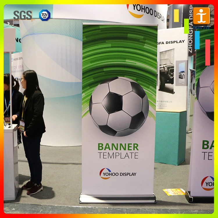 
Aluminum display rack trade show display roll up standees 