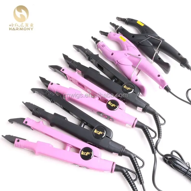 HARMONY Black Pink Adjustable Temperature Hair Salon Fusion Iron Connector for Keratin Bond Hair Extensions