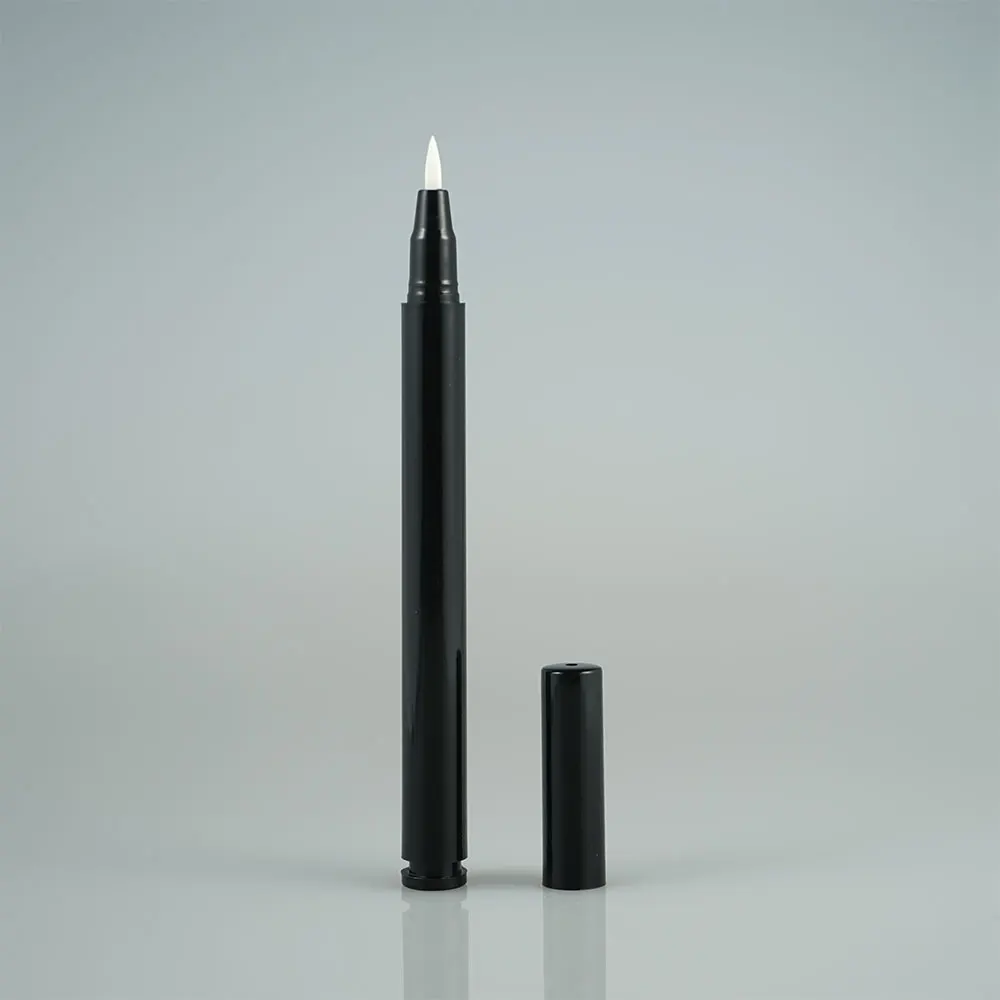 Luxury black 2ml gel eyeliner container / pencil empty eyeliner tube / eyeliner applicator for make up