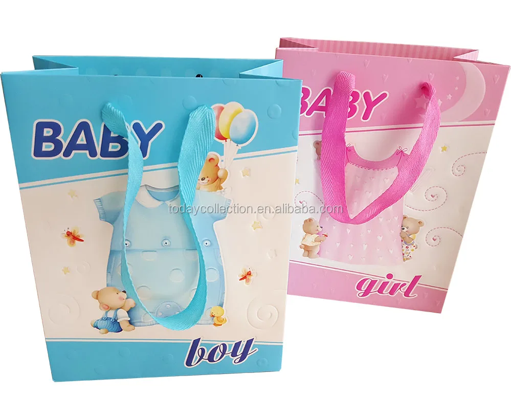 
Fancy baby shower paper gift bag 