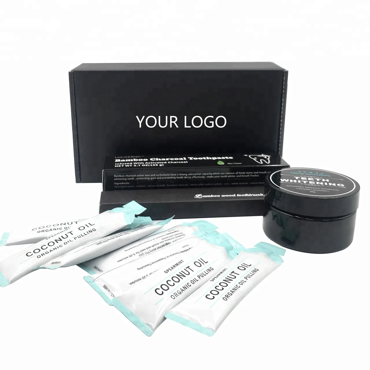 Daily Use Natural Activated Charcoal Teeth Whitening Powder Kits