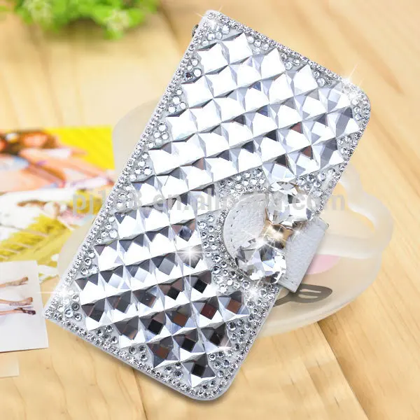 малого moq оптовая алмаза bling flip кожаный чехол для samsung галактики s3 i9300