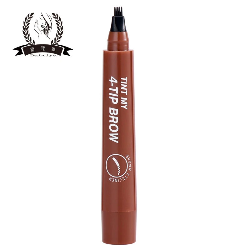 New high quality silky texture eyebrows natural long lasting semi-permanent makeup eyebrow pencil waterproof own brand