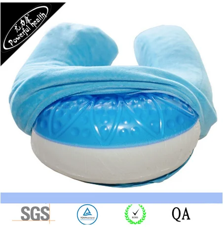 Cooling Rest Memory Foam U- Shape Neck Pillow Customized Logo Smart Cervical Pillow for Sleeping