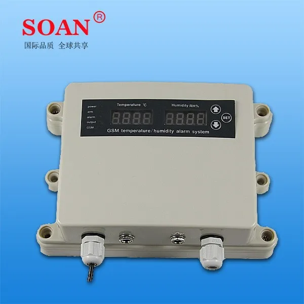 led GSM temperature controller and humidity controller/ temperature sensor humidity sensor with humility/temperature monitoring