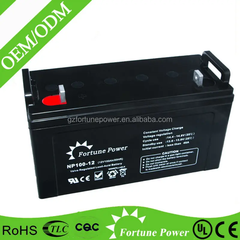 
hot producing most popular solar panel 12v 100AH gel agm vrla battery 