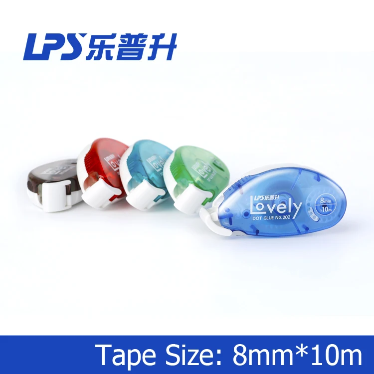 
Office Stationary 8mm*10m Dot Glue Tape Roller Double Faced Adhesive Glue Tape Runner 