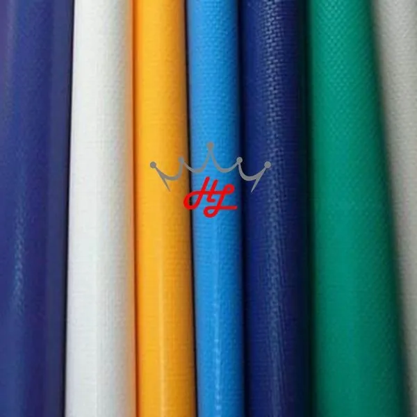 PVC coated tarpaulin, waterproof tent canvas, truck side curtain fabric