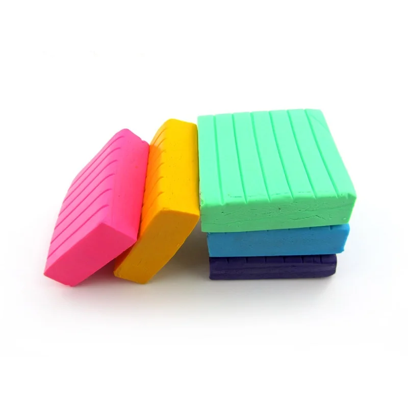 DMO Yiwu Bobao toy factory supply EN71safe 50g kids Oven Bake soft clay, starter & craftsman artists modeling polymer clay