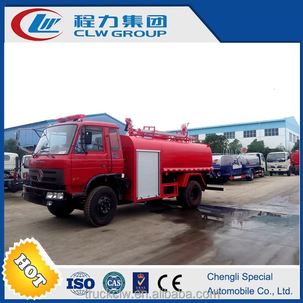 7885x2490x3400mm stainless steel water tank Dongfeng 5000Liters fire trucks for sale water tank fire fighting truck