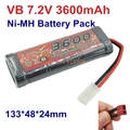 Original VB Power 3600mAh 7 2V Ni MH NiMH Battery Pack Akku 0 2C 30A Tamiya