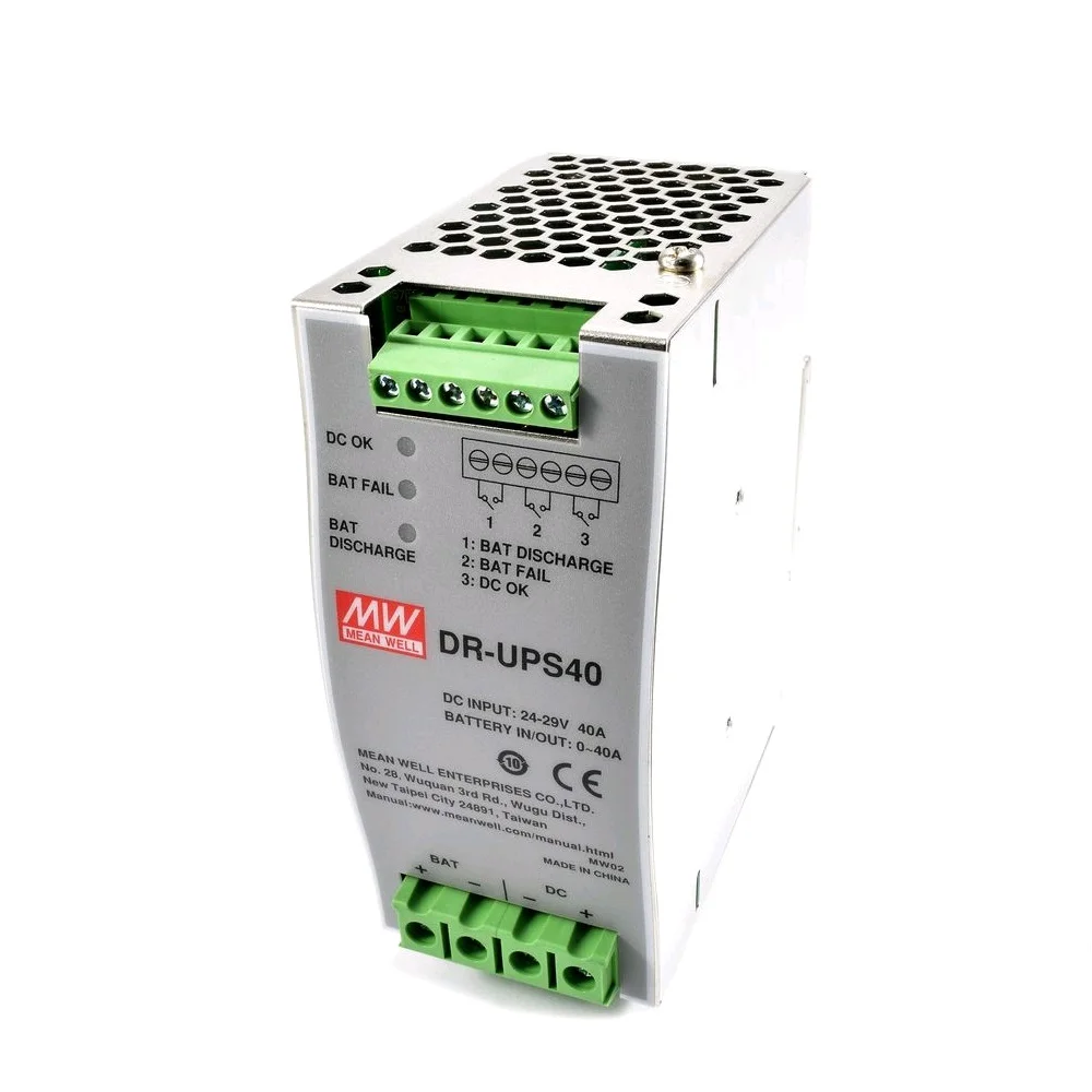  MeanWell DIN Rail 40A DC UPS