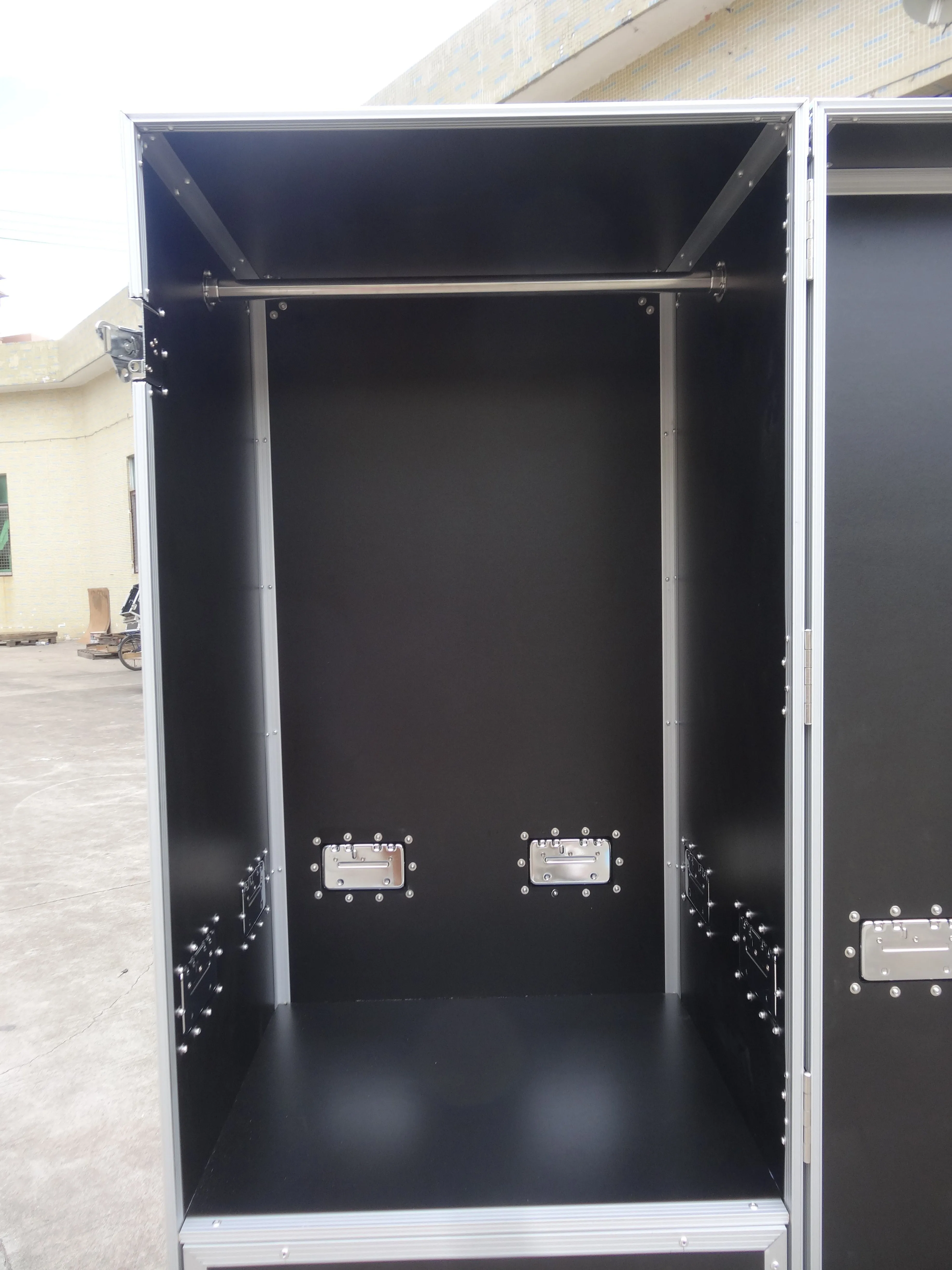 Custom Flight Case/ Custom Road Case/wardrobe flight case with drawer