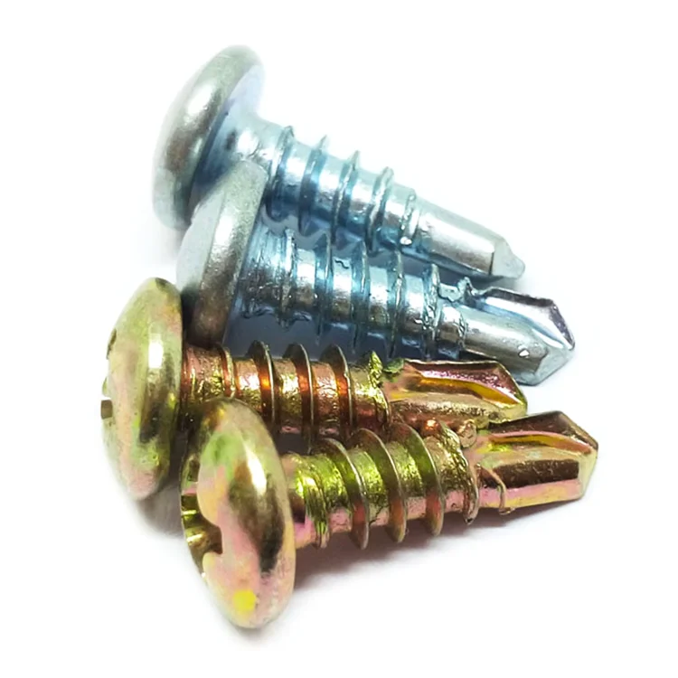 
China hardened bottom price pan head self drilling screw White Galvanized Screw Self Drill Screw/tornillos 