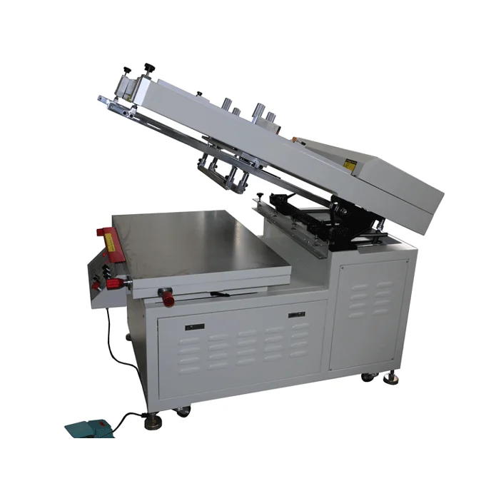 UV Varnish High-Speed Screen Printing Machine with Tilted-Arm Vacuum Table Automatic for Paper Packaging and Heat Transfer Film