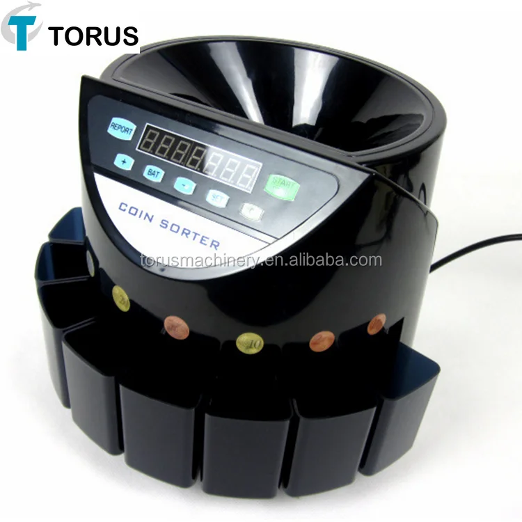 High Accuracy coin counter machine for Most Countries