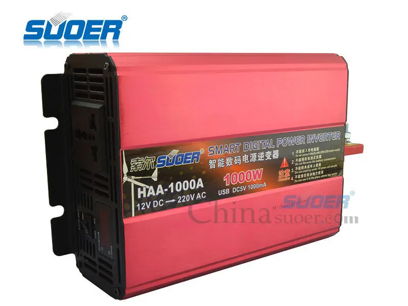 2014 нью-power преобразователь высокой частоты инвертор 1000w инвертор 12v 24v инвертор