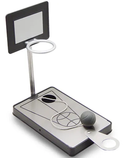 Tabletop can store basketball game home puzzle kids game fan your finger throw blue game