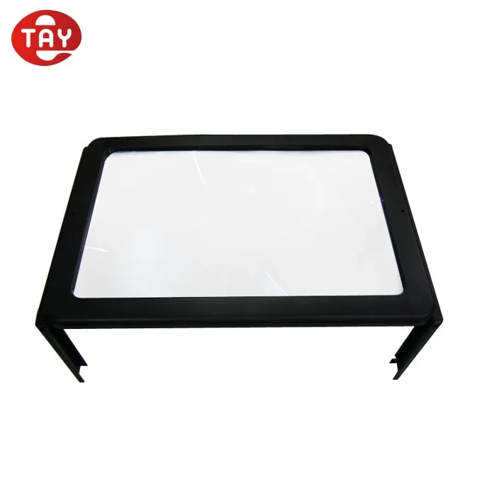 lighted magnified standing desk lamp foldable desk type a4 binocular hands free magnifier for visually impaired