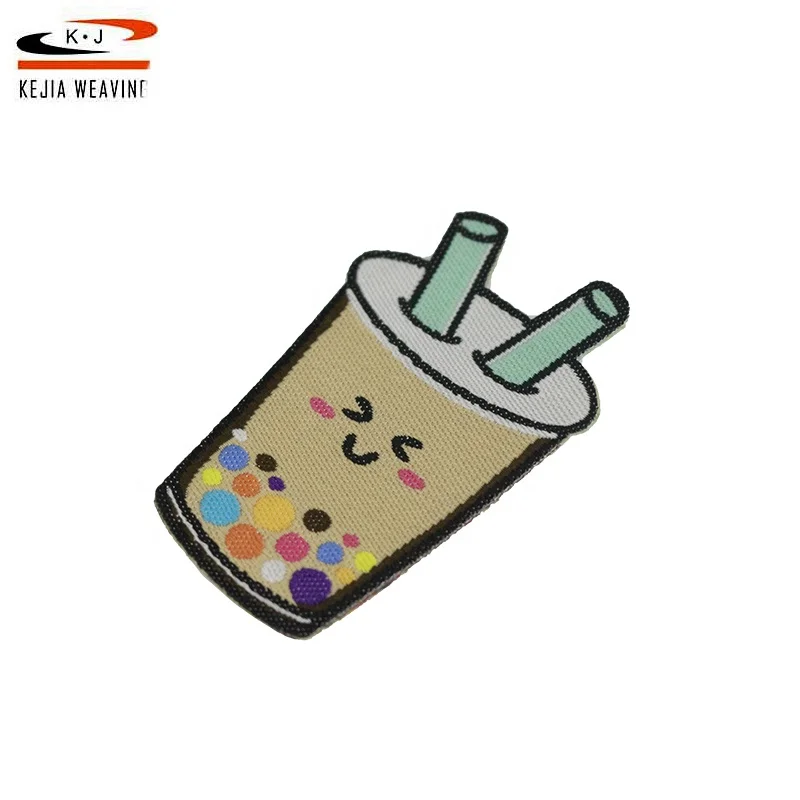 China Manufacture Laser Cutting Custom Embroidery Fashion Label Patch for Clothing