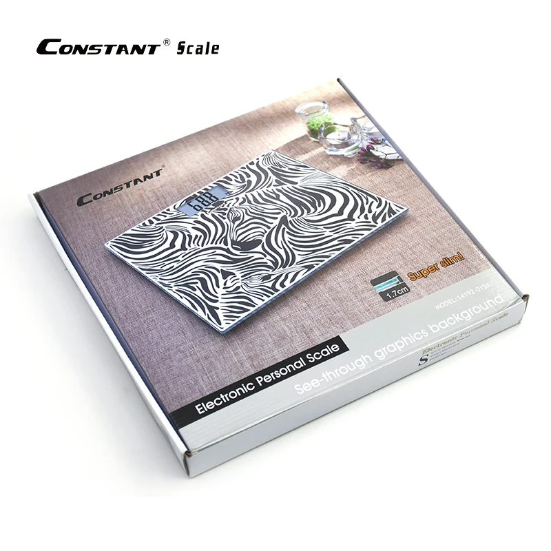Constant-015A 150kg/100g Tempered Glass Digital Electronic bathroom Personal Weighting Scale Body scale