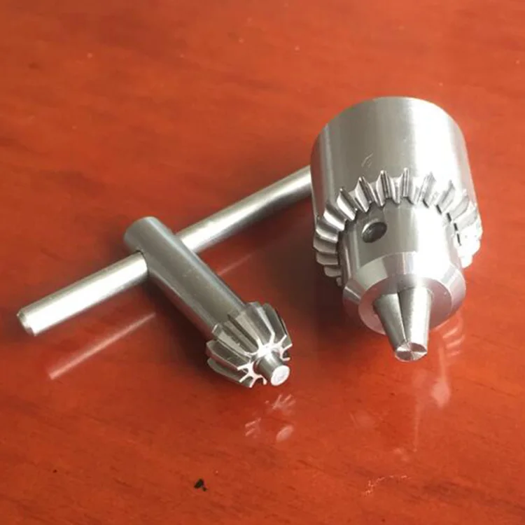 
Customized machining parts for drill chuck key 6mm machinery keyless with thread mounted 