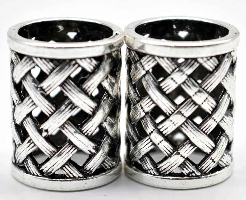 Factory Antique Silver Viking Big Knots Vikings Large Beads for Bracelets for Pendant Necklace for Beards for Hair Beads