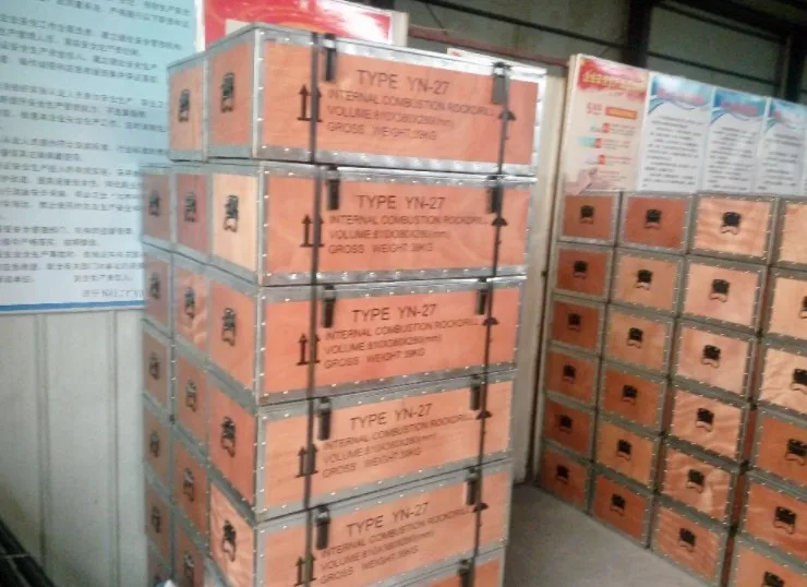 gasoline yn27c internal combustion petrol yn27 gas powered pionjar 120 rock drill