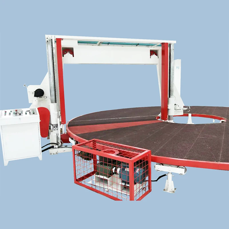 ERS - HC02 Horizontal carousel splitting round table cutting foam sponge machine