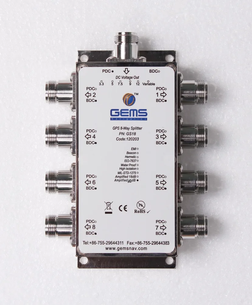 8 Способ GPS Делителя Мощности GPS Разветвители